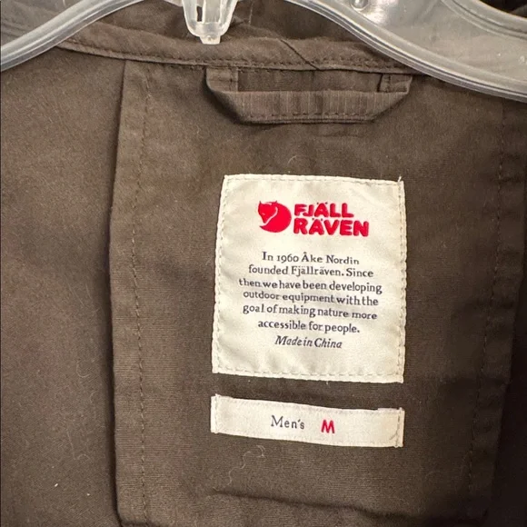 Fjallraven Men's Dark Green Hooded Jacket